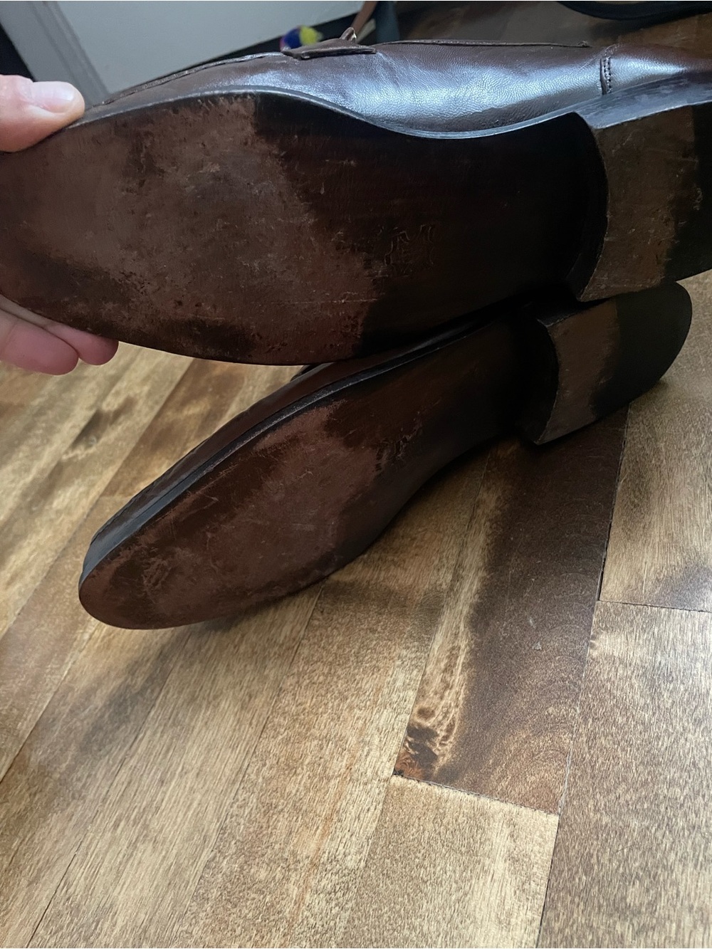 Cavallini medium brown leather loafers 8 - Picture 5 of 8